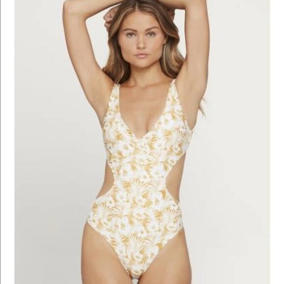 L Space Monaco Seaside Escape One Piece Swimsuit Size 12 - Picture 2 of 6